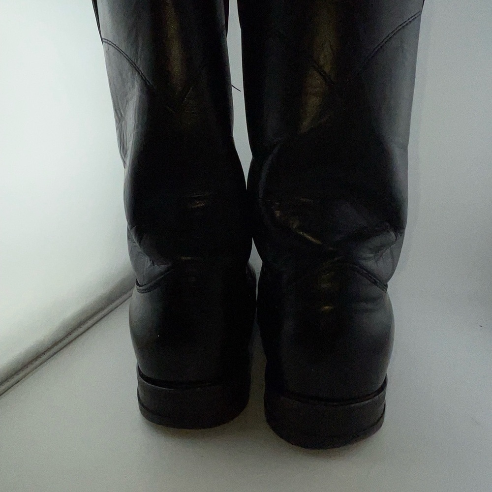 Justin Men's 10" Temple Roper Black Casual Boots 3133 Size 7.5 EE​​​​​​​​​​​​ - Picture 7 of 14